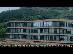 Rifornimento della facciata di progettazione di ingegneria di vetro di alluminio e della parete divisoria