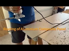 Rivestimento metallico di alluminio piatto resistente con colore massello matt