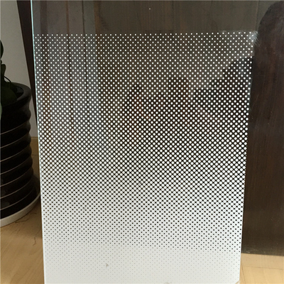 La fritta ceramica di serigrafia ha colorato il vetro completamente temperato dipinto