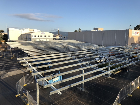 Sistema solare del montaggio del Carport delle strutture solari d'acciaio a doppio uso dei Carports