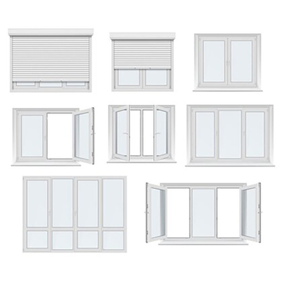 Struttura d'acciaio di plastica UPVC Windows per la parete divisoria della facciata esteriore