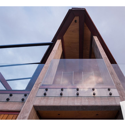 Recinto di vetro Laminated Glass Balustrades della balaustra di alluminio all'aperto