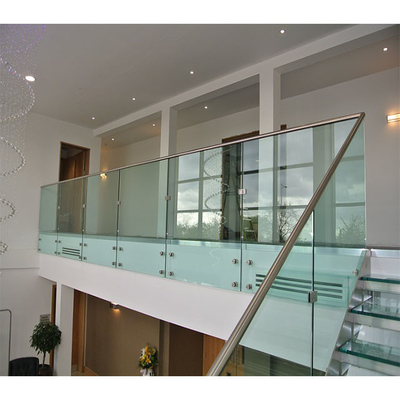 Spina laterale di vetro del supporto di acciaio inossidabile dell'inferriata delle balaustre 2205 Frameless del balcone