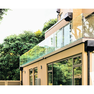 Spina laterale di vetro del supporto di acciaio inossidabile dell'inferriata delle balaustre 2205 Frameless del balcone