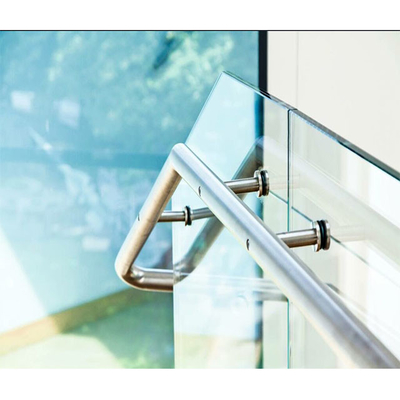 Recinto di alluminio Handrail del recinto di Balustrade For Balcony della piscina di vetro del portico