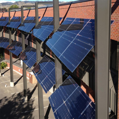 Photovoltaics integrato costruzione rispettosa dell'ambiente recinta per le costruzioni della villa