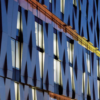 Moderno pannello a maglia di metallo per la soluzione di soffitto di edifici rivestimento in alluminio