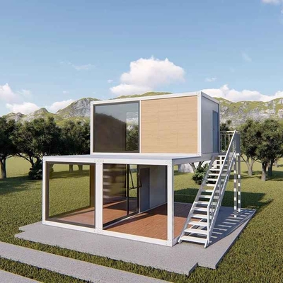 Casa modulare a due piani per uffici e casa prefabbricata in affitto