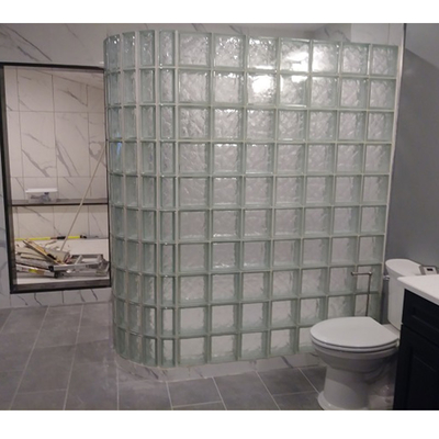 Bello trasparente intero corpo interno vetro mosaico per vetro a colori blocco piastrella cucina