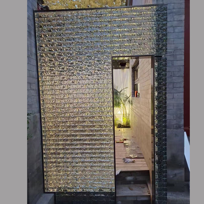 Piastrelle di vetro trasparente per il muro interno completo per la cucina