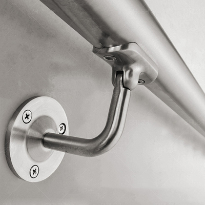 Vintage Design Glass Stair Hand Railings Polvere rivestita / lucidata / spazzolata / anodizzata Finitura