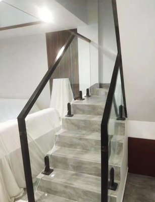900mm 1100mm maniglie per scale con colori di vetro ultra trasparenti per prestazioni durature