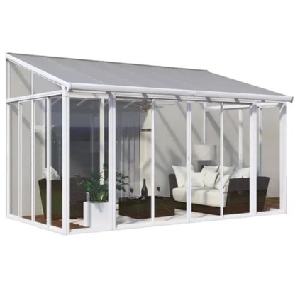 AVeranda vetro di alluminio solare risparmio energetico con tetto personalizzato e vetro temperato
