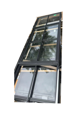 Finestre in vetro di alluminio resistenti alle intemperie a prezzi accessibili / porte in acciaio resistenti al fuoco con facile installazione