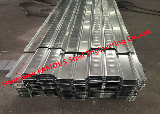 Portata del metallo di Q345 0.8-1.5mm alta di Decking ondulato del pavimento