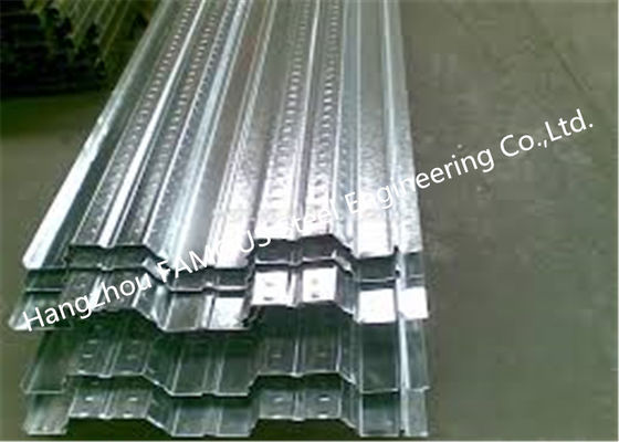 Q235 ondulato ha galvanizzato lo strato di Decking del pavimento d'acciaio