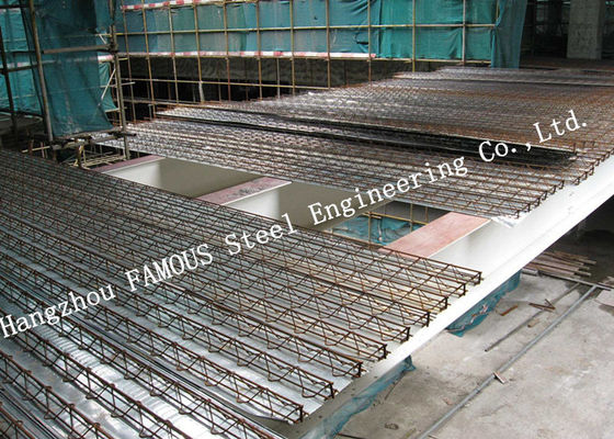 Il Decking galvanizzato HRB500E del pavimento del metallo di 11.8m ha rinforzato la capriata di Antivari d'acciaio, Decking concreto del pavimento di 0.5mm