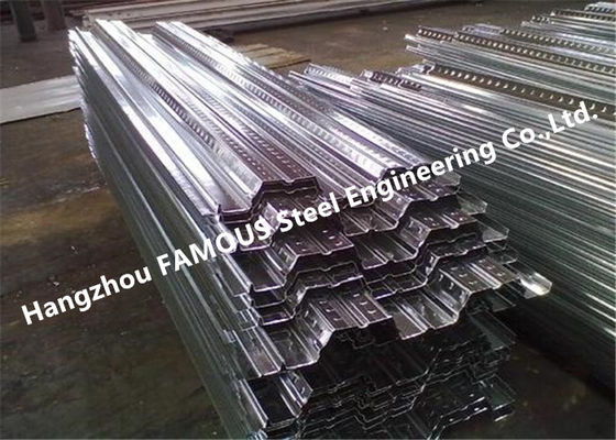 1-3mm ha ondulato il Decking d'argento del pavimento del metallo di iso 3834 galvanizzato