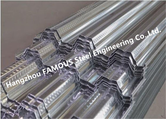 1-3mm ha ondulato il Decking d'argento del pavimento del metallo di iso 3834 galvanizzato