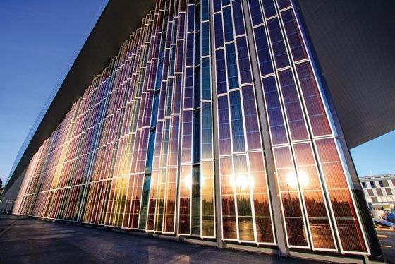 T5 moduli solari del grado BIPV PV per il sistema arieggiato della facciata