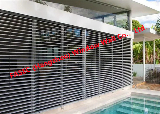 Finestra a persiana regolabile in alluminio su misura Breezeway Jalousie Windows