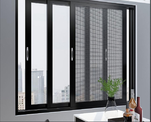 Impatto di alluminio Windows scorrevole di uragano della rottura termica con doppio vetro