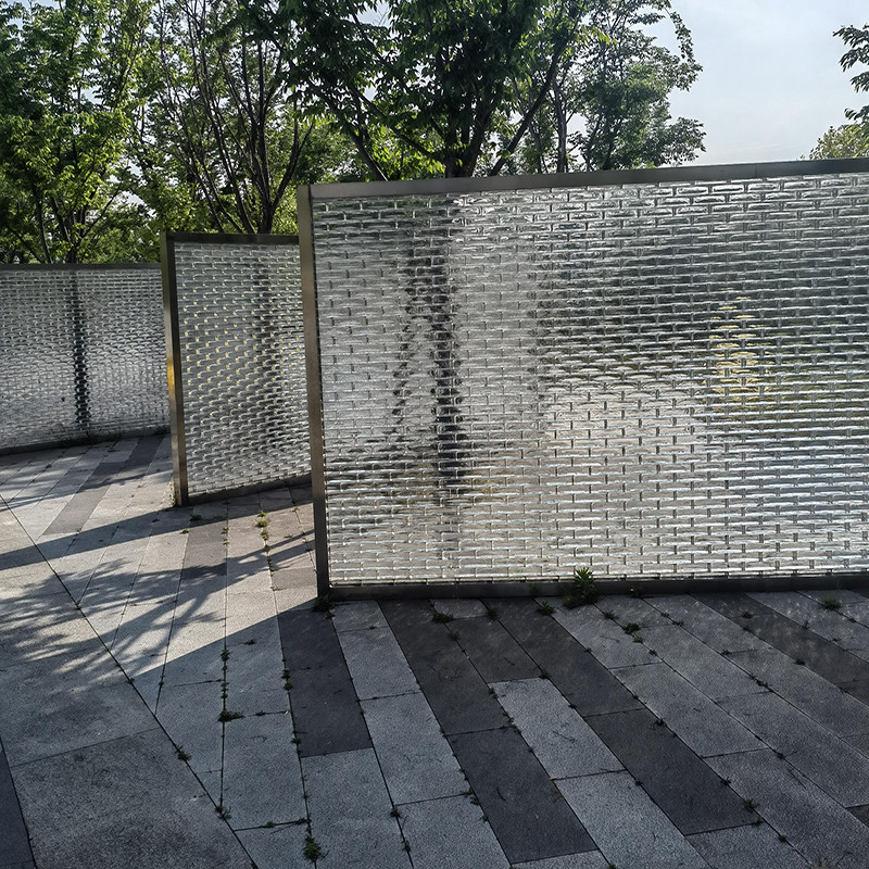 Piastrelle di vetro trasparente per il muro interno completo per la cucina