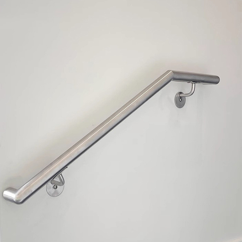 Vintage Design Glass Stair Hand Railings Polvere rivestita / lucidata / spazzolata / anodizzata Finitura
