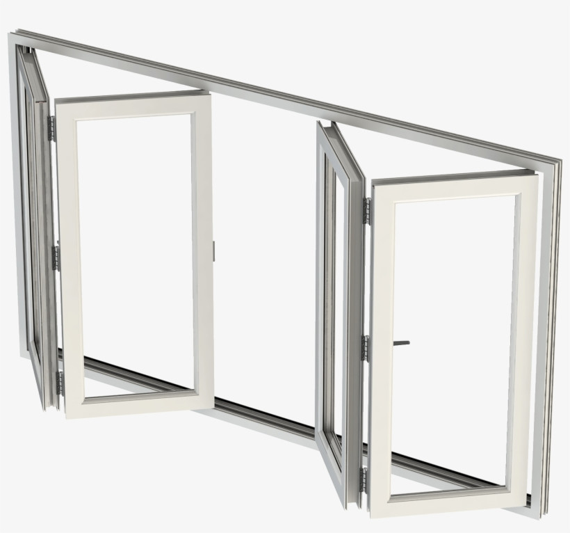 Il vetro esteriore della lega di alluminio della facciata che piegano Windows Bifold e le porte hanno esposto la struttura
